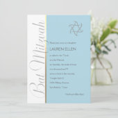 Invitation N'importe quel Bat mitzvah d'invitation couleur (Debout devant)