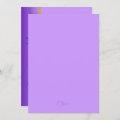 Invitation N'importe quel Bat mitzvah d'invitation couleur av (Devant / Derrière)