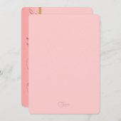 Invitation N'importe quel Bat mitzvah d'invitation couleur av (Devant / Derrière)