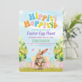 Invitation N'Importe Quel Événement - Lapin Anniversaire Baby (Debout devant)