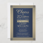 Invitation N'IMPORTE QUEL NOMBRE De Retraite Soirée Marine Bl (Devant)