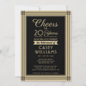 Invitation N'IMPORTE QUEL numéro de fête de retraite à téléch (Devant)