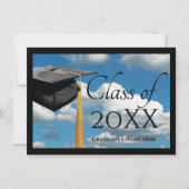 Invitation N'importe quelle année~ Blue Sky Graduation Faire- (Devant)