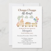 Invitation N'importe quelle aquarelle d'anniversaire Brown tr (Devant)