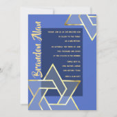 Invitation N'importe quelle barre de couleur Mitzvah Grande é (Devant)