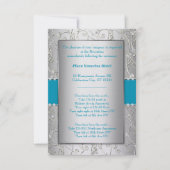 Invitation N'importe quelle couleur argent montré avec Mariag (Devant)