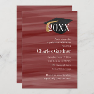 Invitation N'importe quelle couleur de l'aquarelle Laver avec