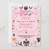 Invitation N'IMPORTE QUELLE Fab-boo-lous Halloween fille invi (Devant)