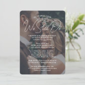 Invitation N'IMPORTE QUELLE Photo De Fête Anniversaire Nous F (Debout devant)