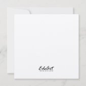 Invitation N'importe qui pour le tennis (Dos)