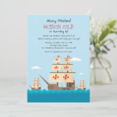 Invitation Niña, Pita et Père Noël Maria (Debout devant)