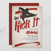 Invitation Ninja (Devant / Derrière)