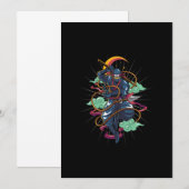 Invitation Ninja Manga Anime Japonais Manga (Devant / Derrière)