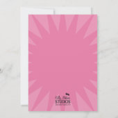 Invitation Ninja Power Pink (Dos)