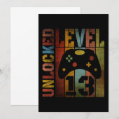 INVITATION NIVEAU 13 DÉBLOQUÉ (Devant / Derrière)