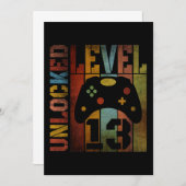 INVITATION NIVEAU 13 DÉVERROUILLÉ (Devant / Derrière)