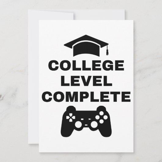 Invitation Niveau Collège Complété (Devant)