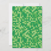 Invitation Niveau de jeu vidéo en haut Gamer Anniversaire Inv (Dos)