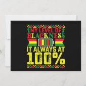 Invitation Niveau De Noirceur JunetDix Histoire Noire (Devant)