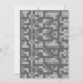 Invitation Niveau du jeu vidéo jusqu'à Gamer Anniversaire (Dos)