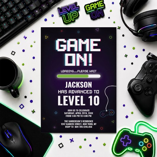 Invitation Niveau supérieur, jeu en cours