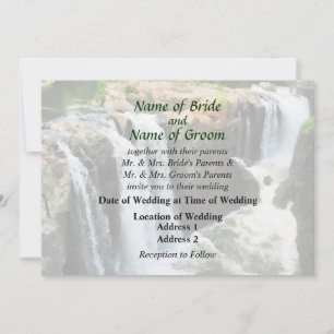 Invitation NJ - Cascade Paterson NJ Fournitures de mariage