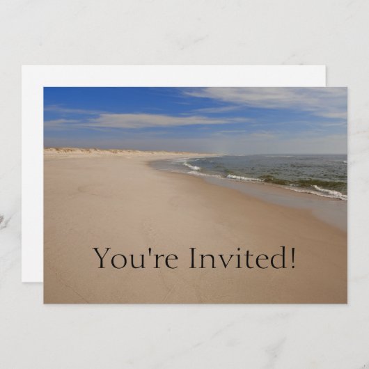 Invitation NJ Shore (Devant / Derrière)