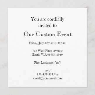 Invitation No. 3