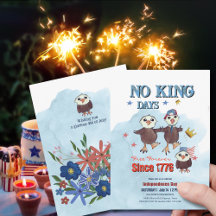 "No King Days" Photo de l'aigle patriotique Retour