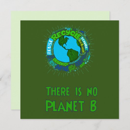 Invitation no Planet B (Devant / Derrière)
