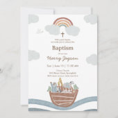 Invitation Noah’s Ark Baptism (Devant)