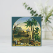 Invitation Noah's Ark par Hidley, fête d'anniversaire Vintage (Debout devant)