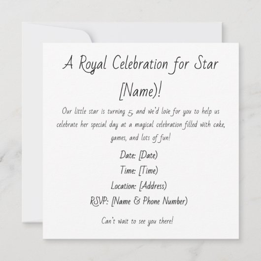 Invitation Noah's Ark Personalize Custom (Dos)