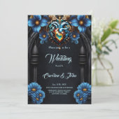 Invitation Noble coeur steampunk (Debout devant)