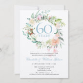 Invitation Noce de diamant 60 ans (Devant)