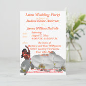 Invitation Noce de Luau pour des couples (Debout devant)