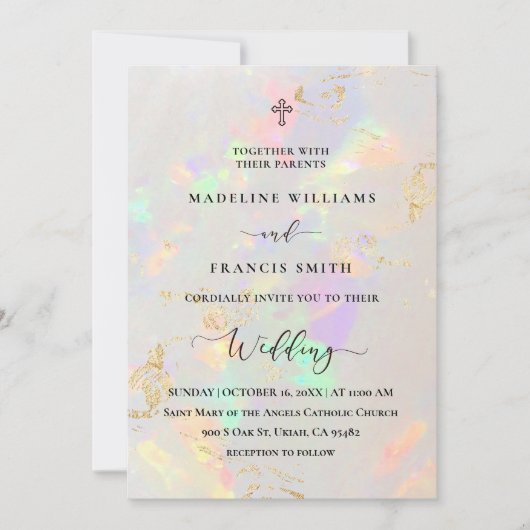 Invitation noces (Devant)
