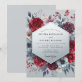 Invitation Noces Bourguignonnes Fantastiques (Devant / Derrière)