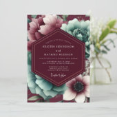 Invitation Noces Bourguignonnes Maussades (Debout devant)
