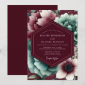 Invitation Noces Bourguignonnes Maussades (Devant / Derrière)
