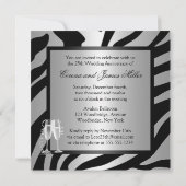 Invitation Noces d'argent (Dos)