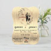 Invitation Noces d'argent (Debout devant)