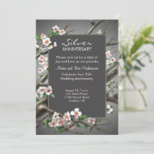 Invitation Noces d'argent - 25 ans (Debout devant)