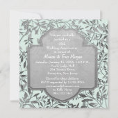 Invitation Noces d'argent 25e anniversaire de mariage (Dos)