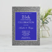 Invitation Noces d'argent de 25 ans de mariage (Debout devant)