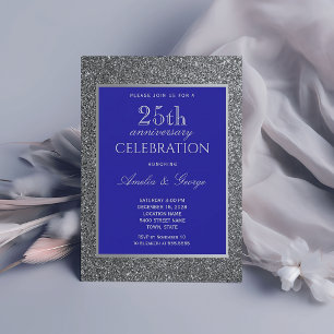 Invitation Noces d'argent de 25 ans de mariage