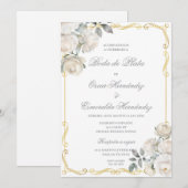 Invitation Noces d'argent élégantes modifiables (Devant / Derrière)