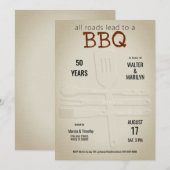 Invitation Noces de barbecue (Devant / Derrière)