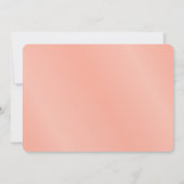 Invitation Noces de corail 35 ans de mariage (Dos)