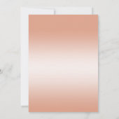 Invitation Noces de corail 35e anniversaire de mariage (Dos)